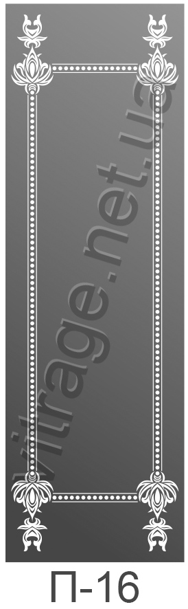 Зеркало с пескоструйным рисунком в шкаф-купе купить Киев