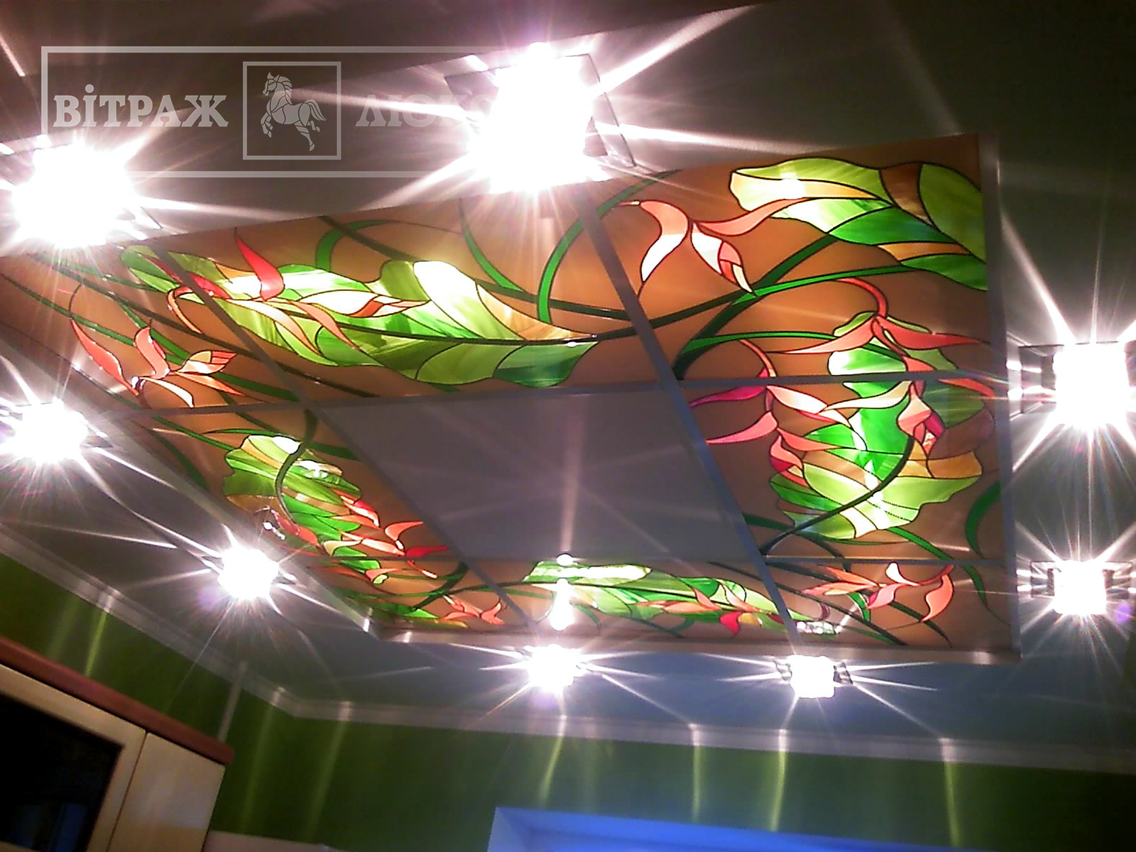 Витраж для потолка №10