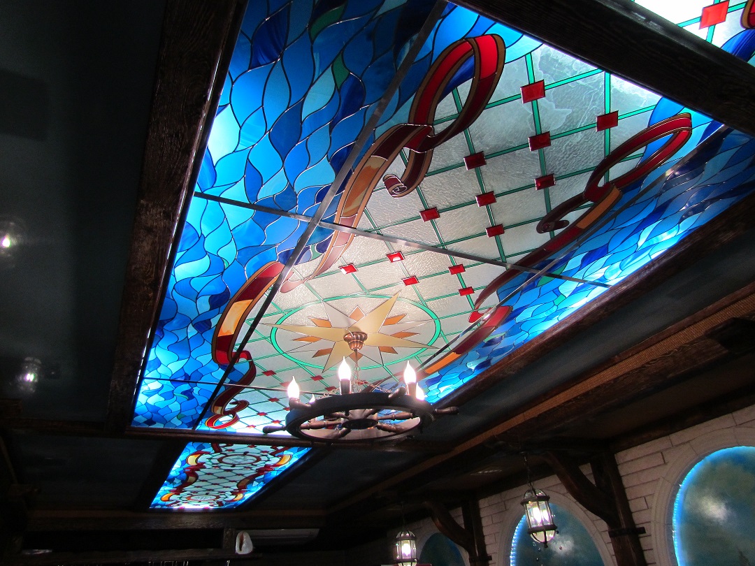 Витраж для потолка №15