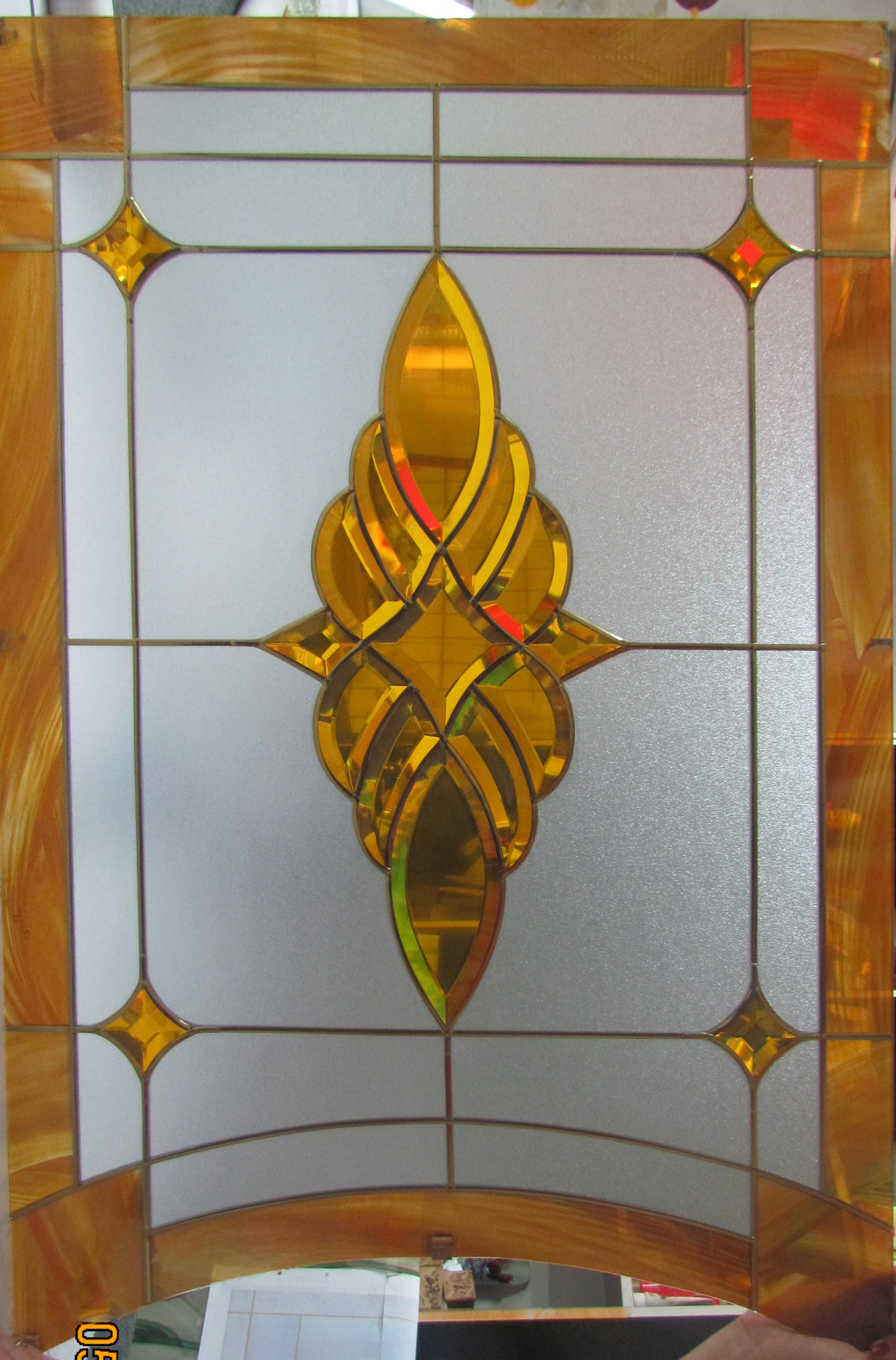 Витраж в двери 35