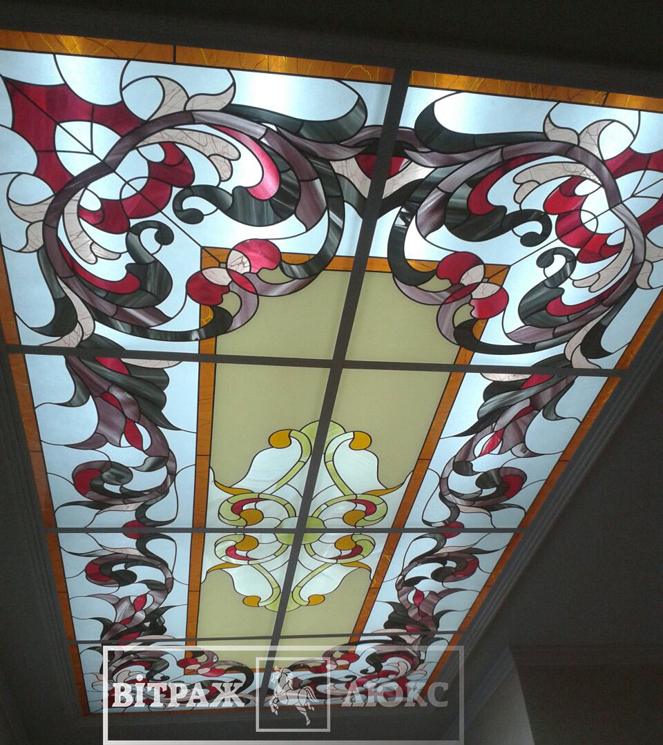 Витраж для потолка №19